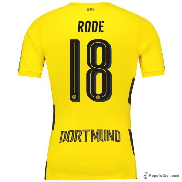 Camiseta Borussia Dortmund Replica Primera Ropa Rode 2017/18